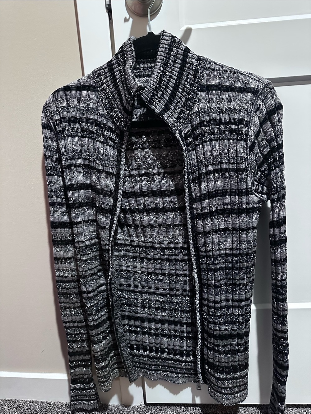 Dolce & Gabbana women’s Knit Zip-Front Sweater